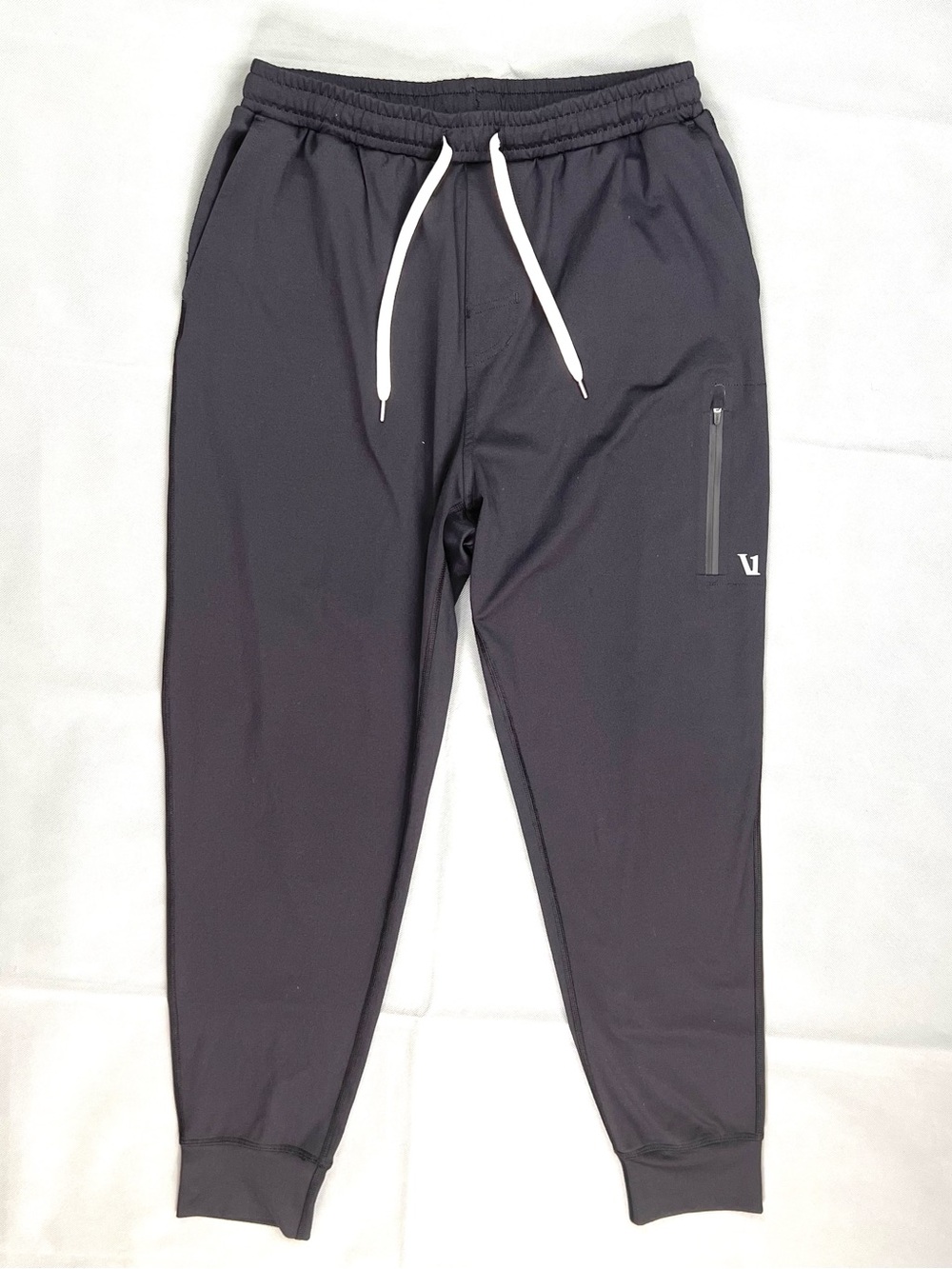 Vuori Pants Mens L Large Sunday Performance Jogger Black Athletic Stretch V416